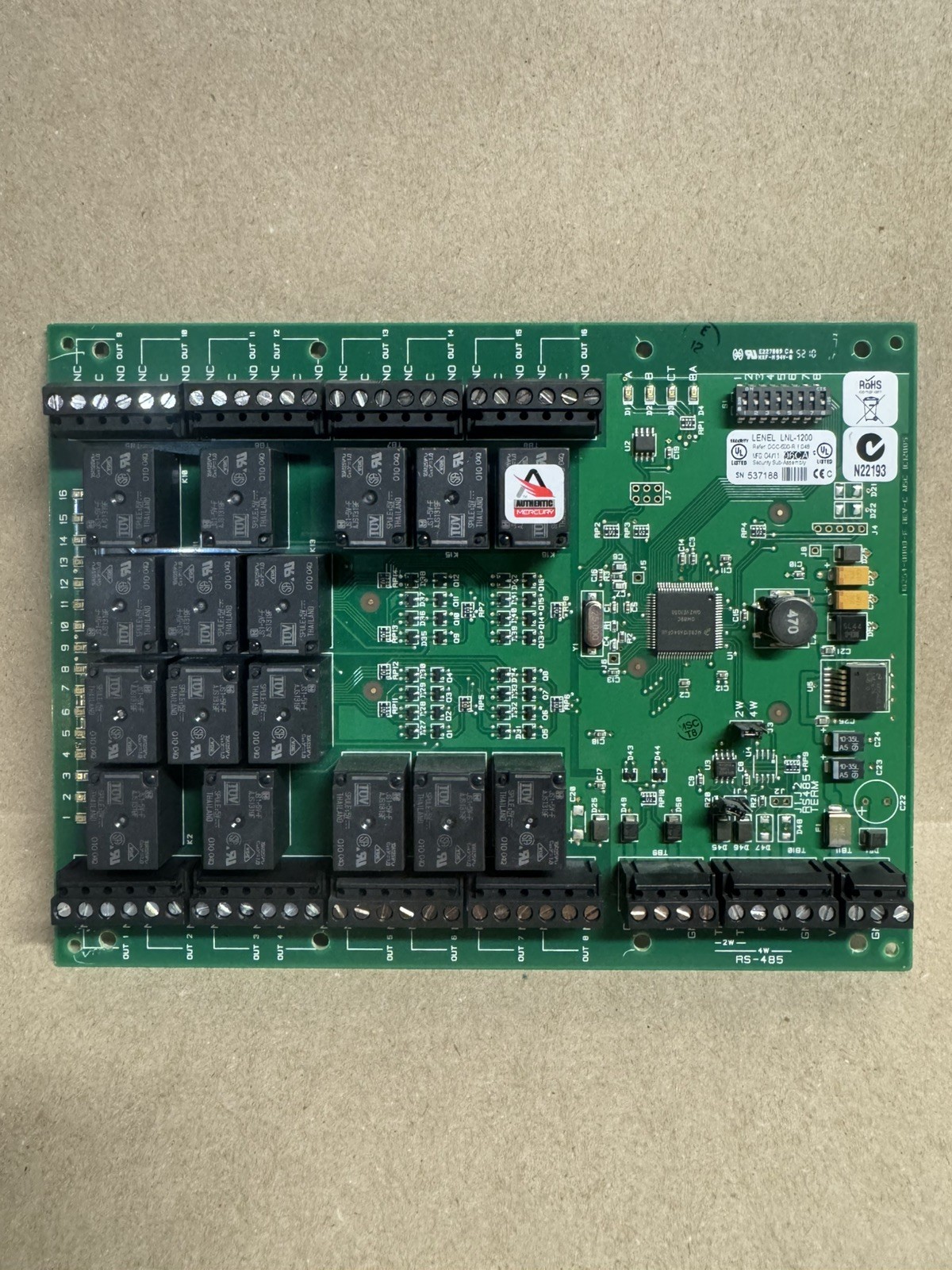 LENEL LNL-1200 OUTPUT CONTROL MODULE
