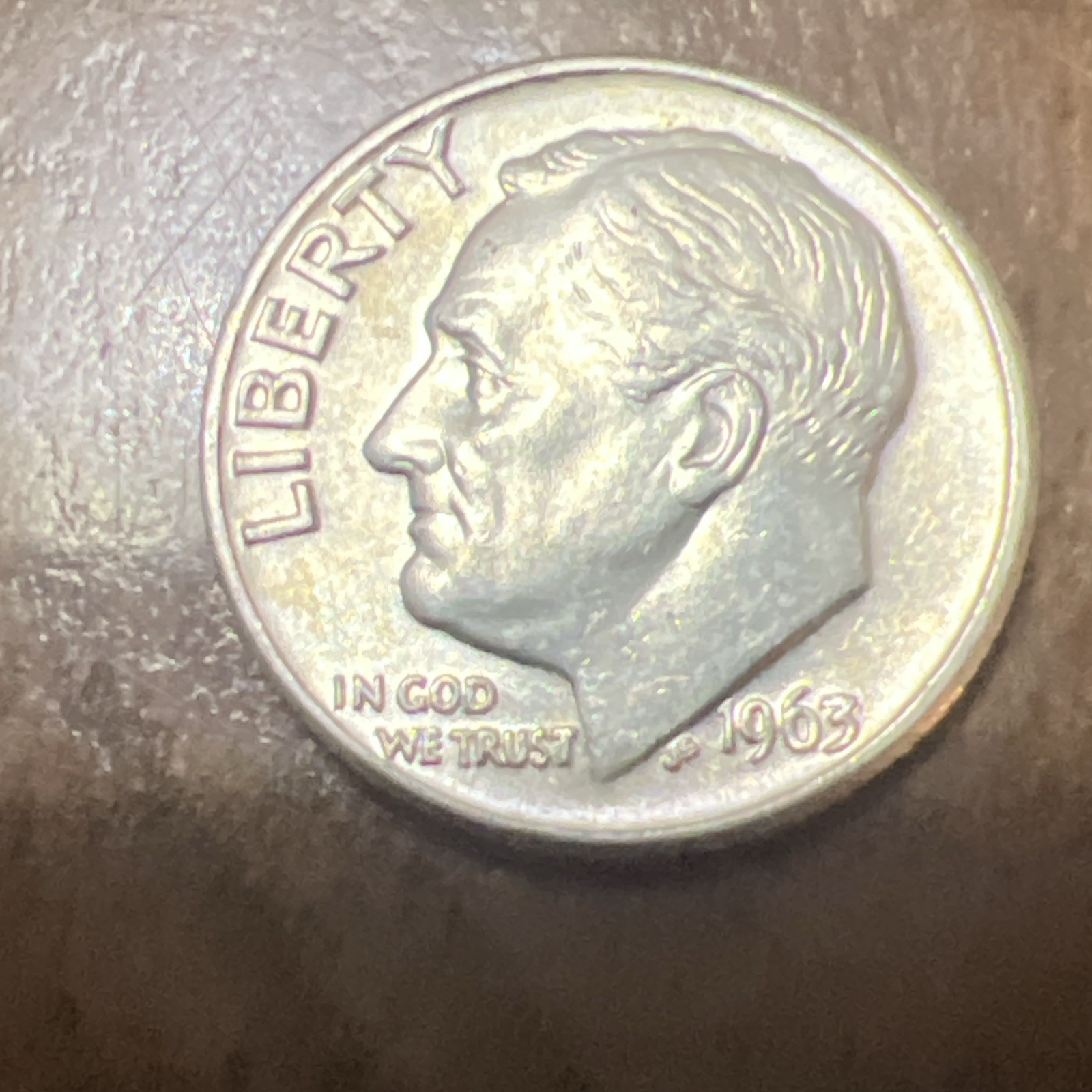 1963-D Uncirculated Roosevelt Dime. Actual Coin Checkout All My Line Of Dimes