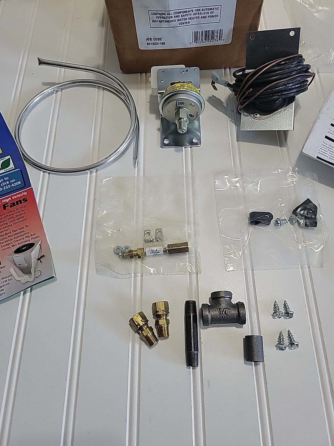 Tjernlund WHKE Water Heater Control Kit For Interlocking Only UC1 MAC1E or MAC4E