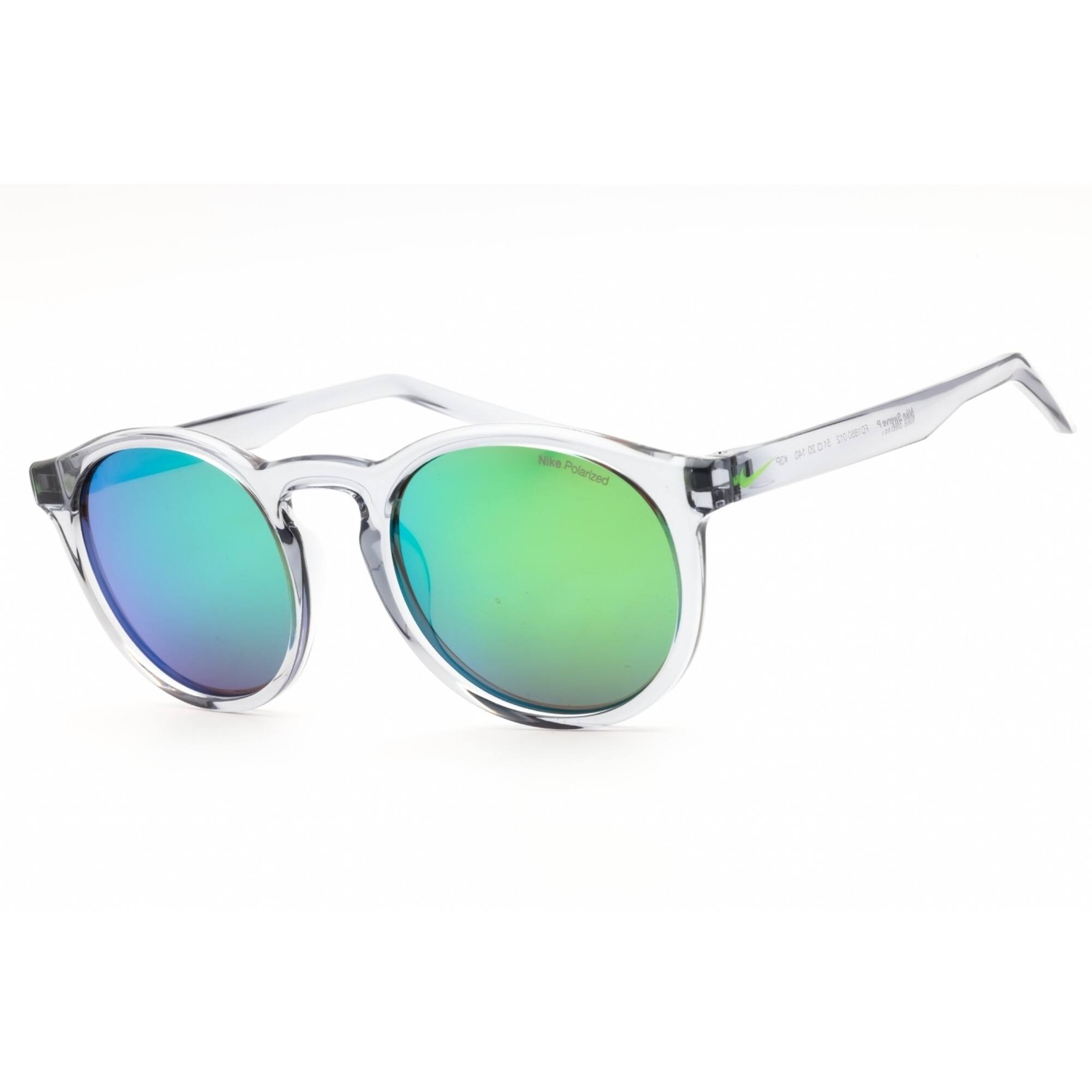 Nike Unisex Sunglasses Wolf Grey Round Shape Full Rim Frame SWERVE P FD1850 012