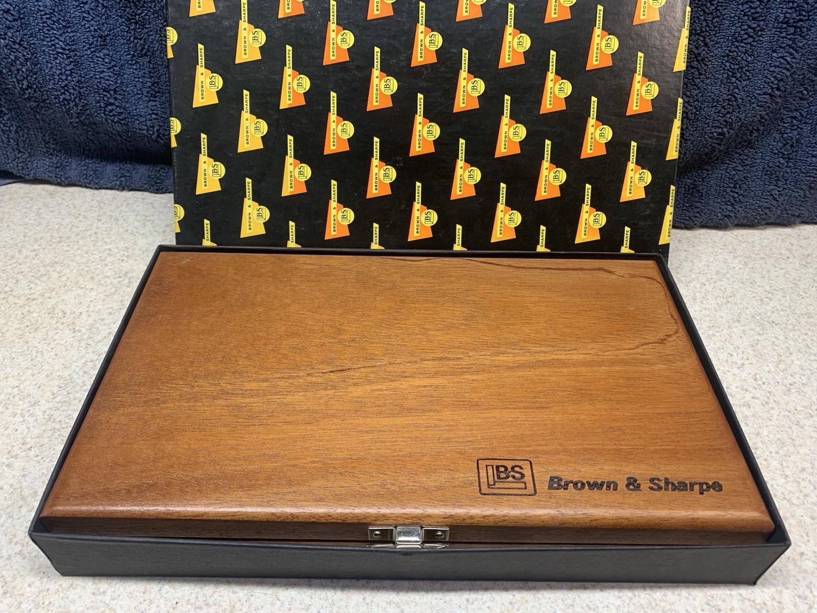 Machinist Tool Brown & Sharpe New Wood Case for 5-6" Micrometer Case Only