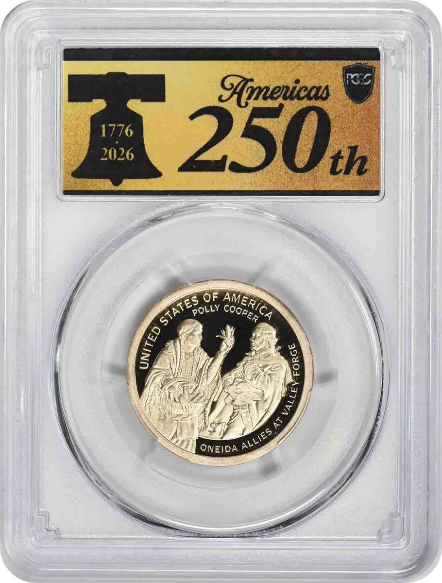 2026-S Sacagawea Native American Dollar PR69DCAM First Strike PCGS Anniv Label