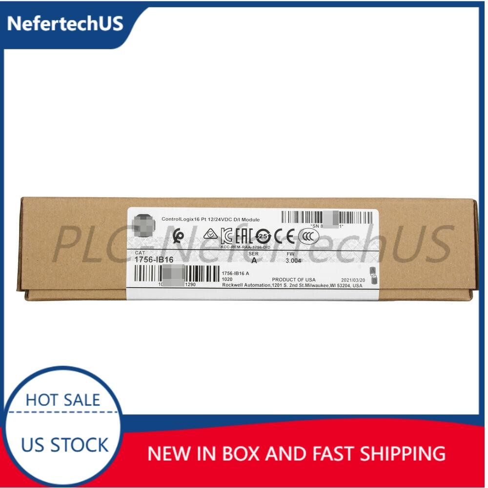 1756-IB16 New Factory Sealed AB ControlLogix Input Module US Free Tax