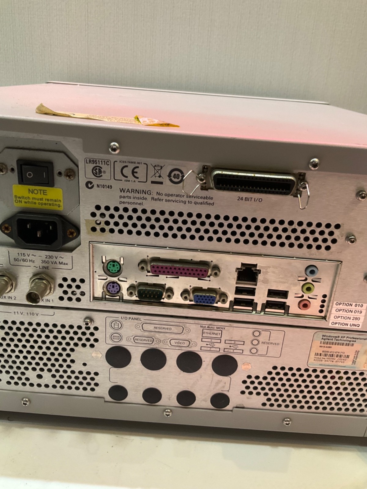 AGILENT TECHNOLOGIES E5071C NETWORK ANALYZER 9KHz-8.5GHz E5071C-ATO-65898