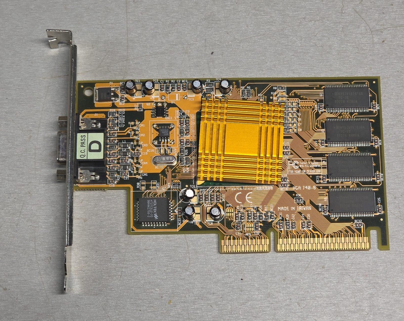 Intel 740 AGP Graphics Video Card VGA 740-8 8MB Vintage AGP GPU