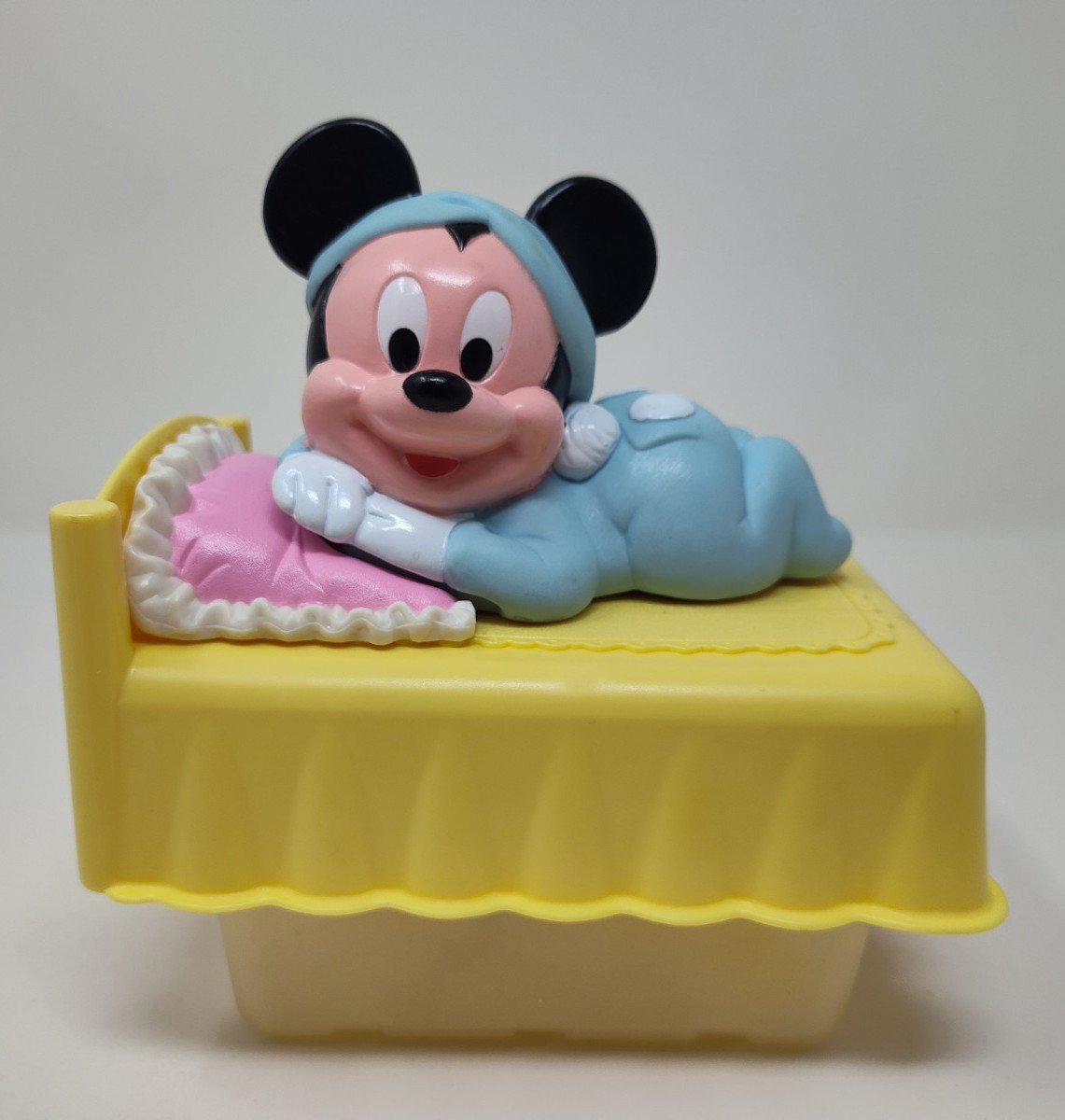 Vintage 1990 Mattel ARCO Disney Baby Mickey Mouse Crib Light ST33