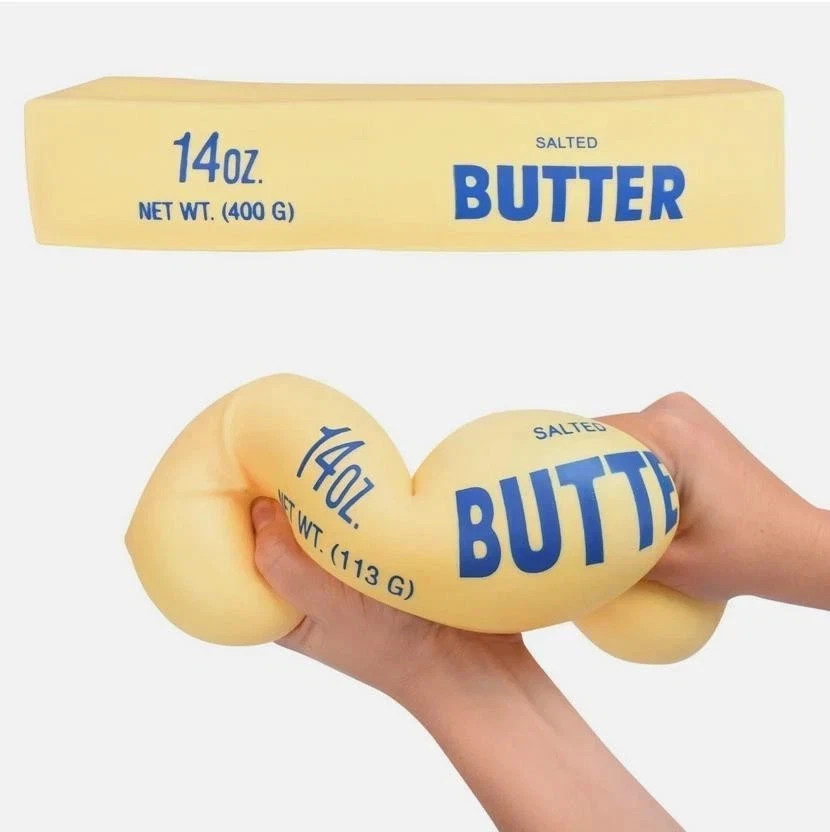 Jumbo 14oz Butter Stick Squishy Toy Slow Rising Squeeze Fidget Gift