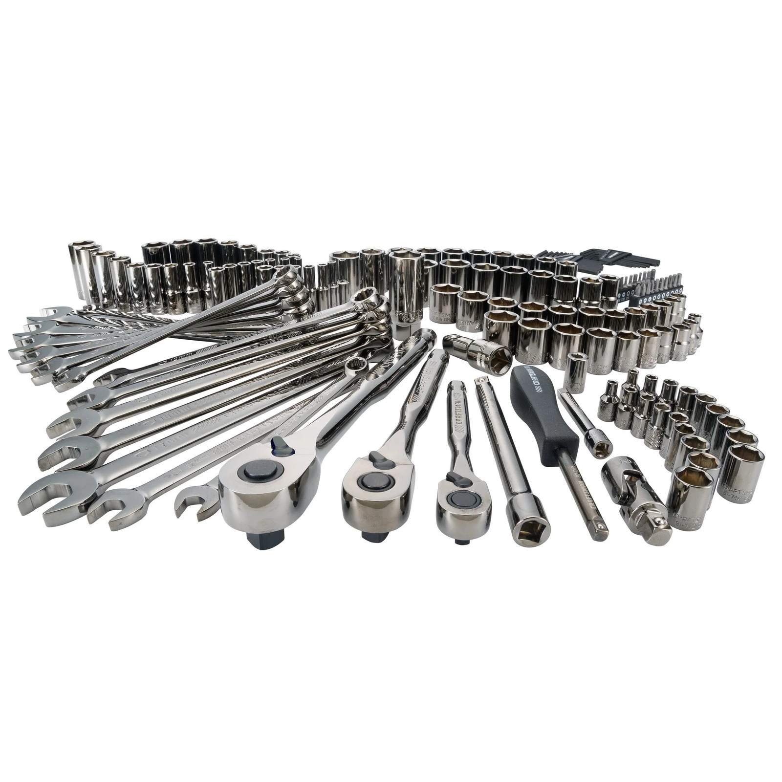 CRAFTSMAN Gunmetal Chrome Mechanics Tool Set (150 pc) - CMMT12035