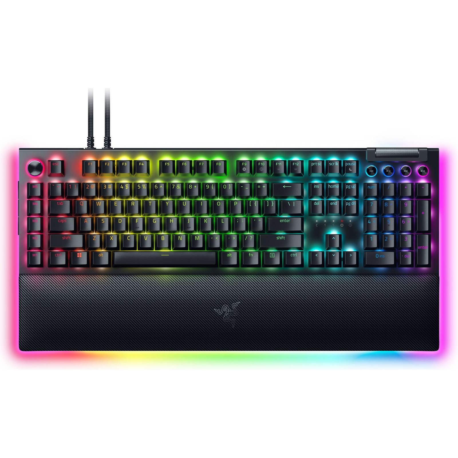 Razer BlackWidow V4 Pro Wired Mechanical Gaming Keyboard Green Switches Tactile