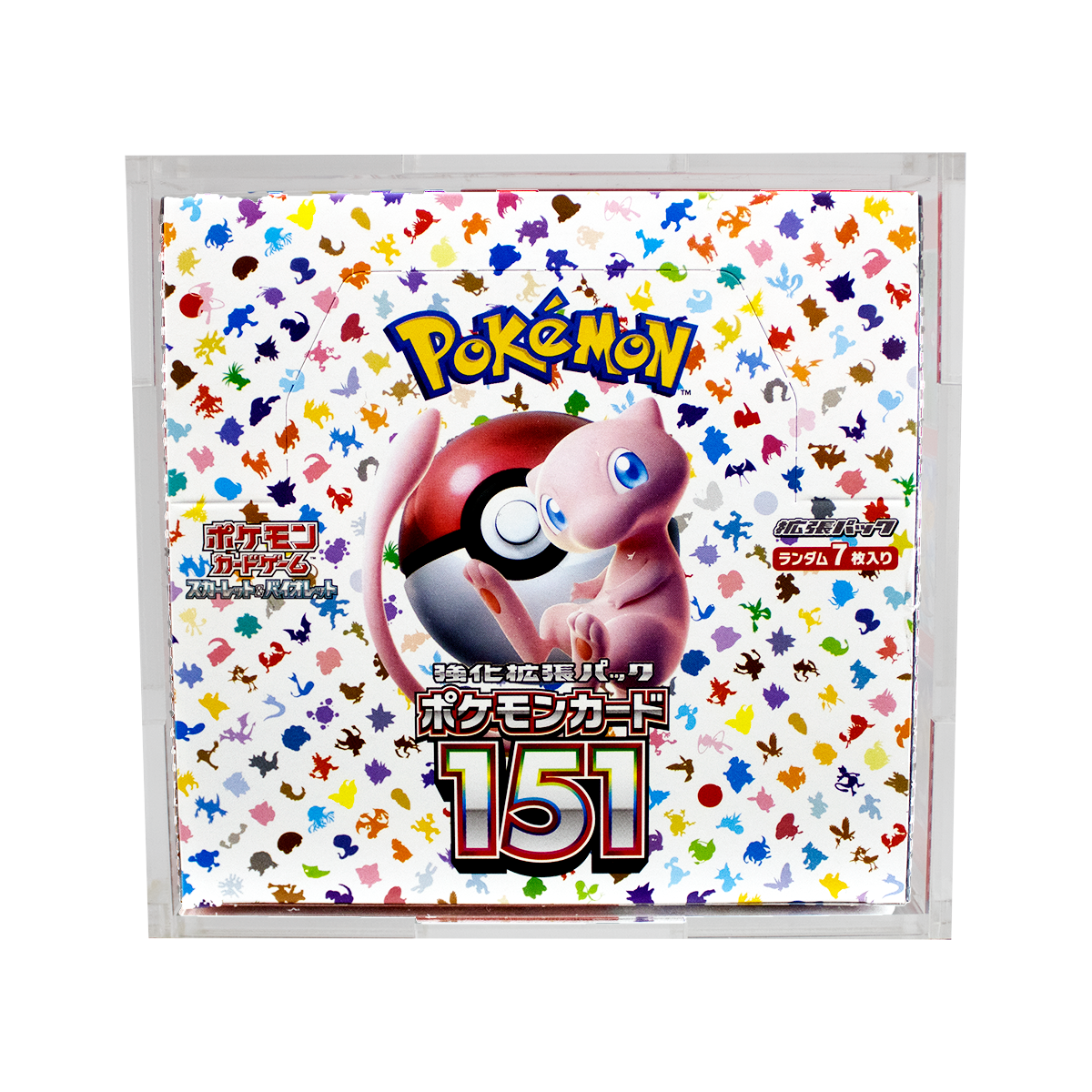 Acrylic Display Case for Pokemon Japanese Booster Box