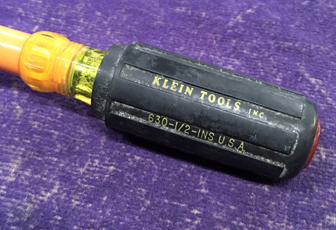Klein USA 630 1/2" Insulated Nutdriver 1000V Tool