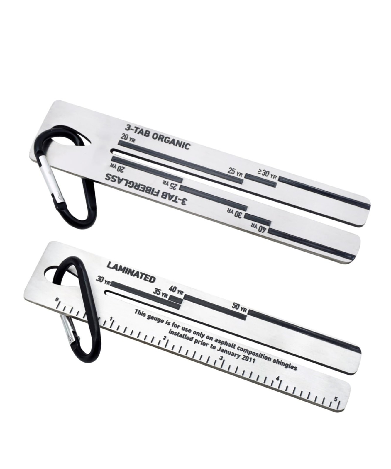 2Pcs 4/09 Shingle Gauge,Measuring Tool for Roof Shingle,Roof Pitch Gauge with...