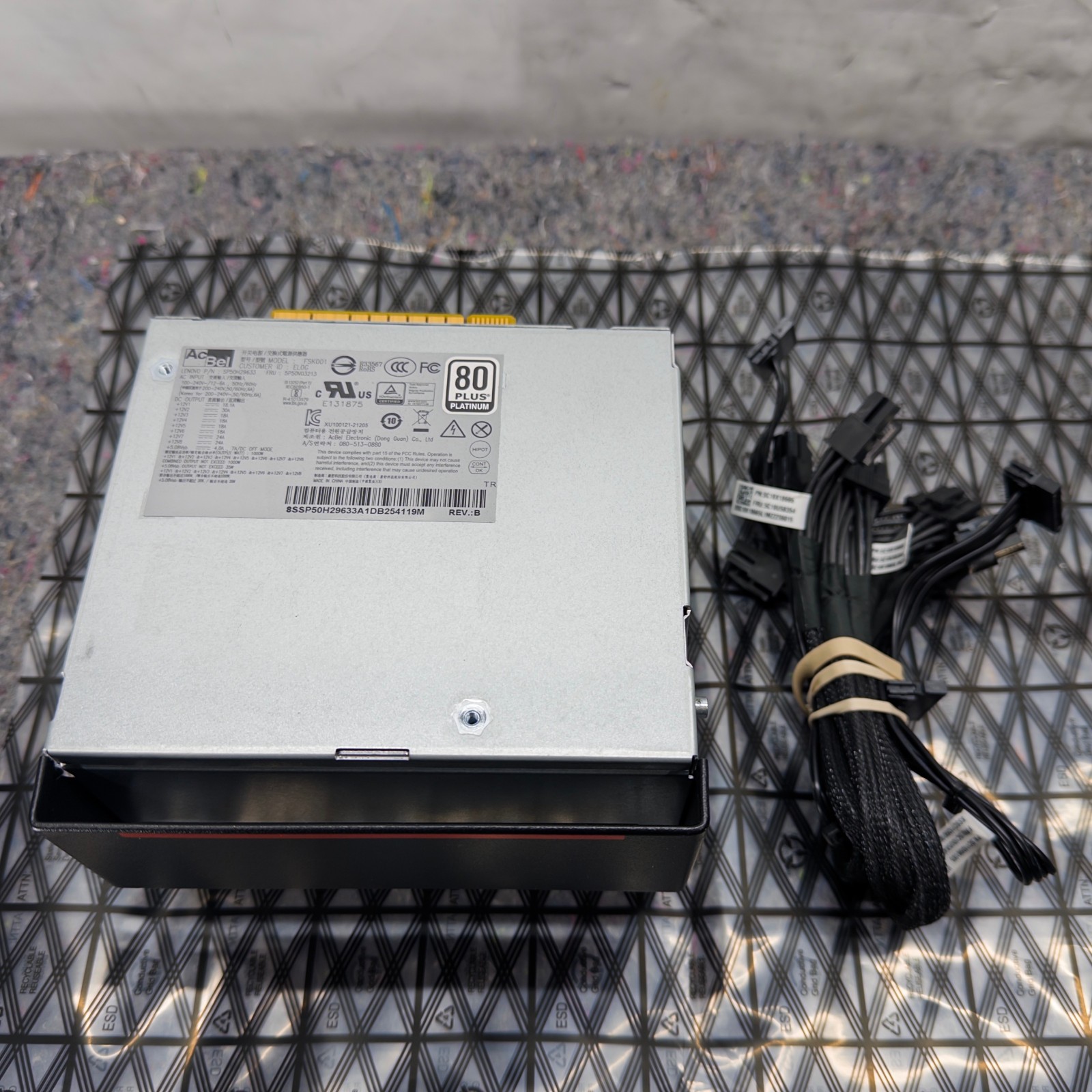 Lenovo Thinkstation P720 P920 P620 1000W Power Supply SP50H29633 5P50V05213