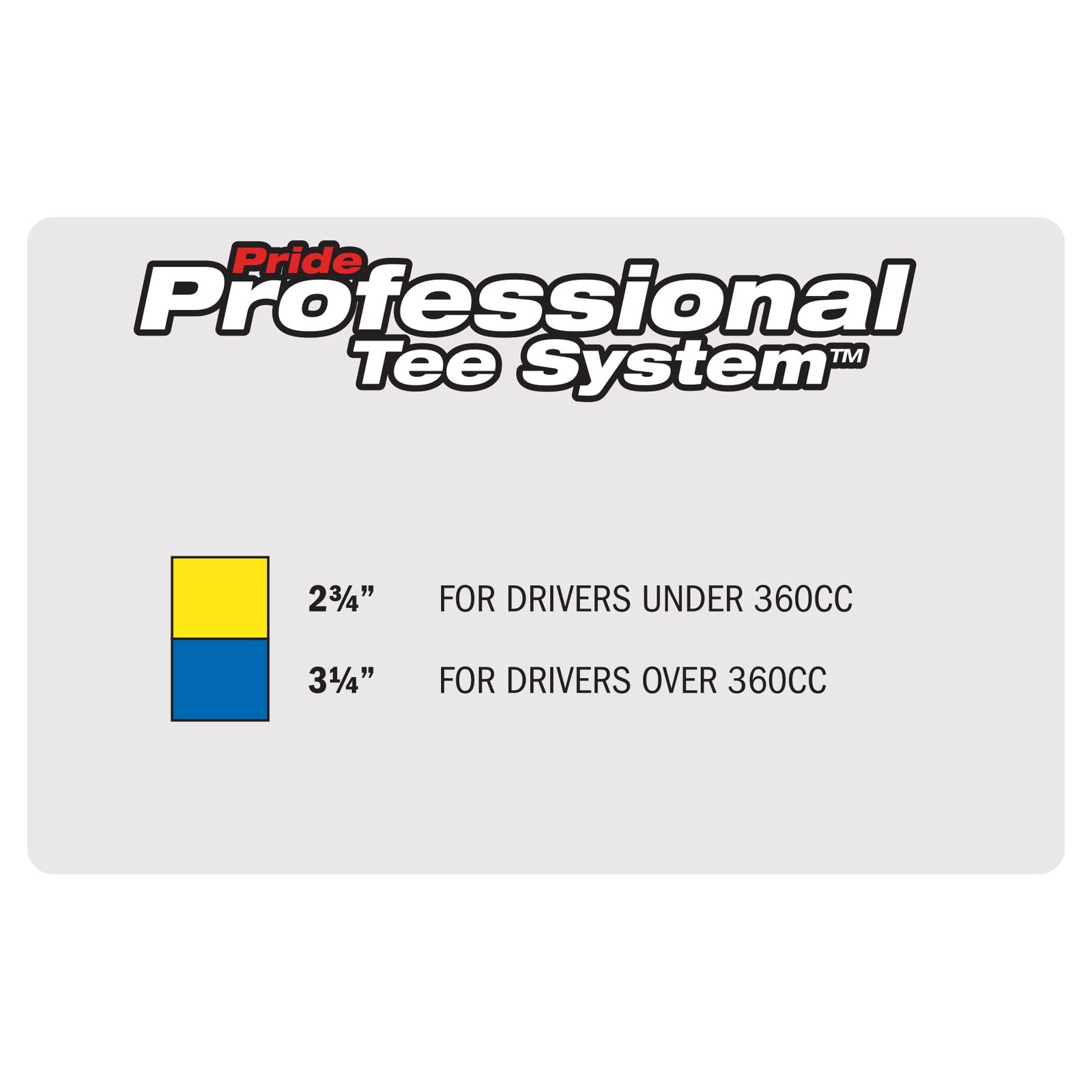 Pride Professional Tee System Plastic Golf Tees - 3-1/4 inch MaxxPro Tee - 10...