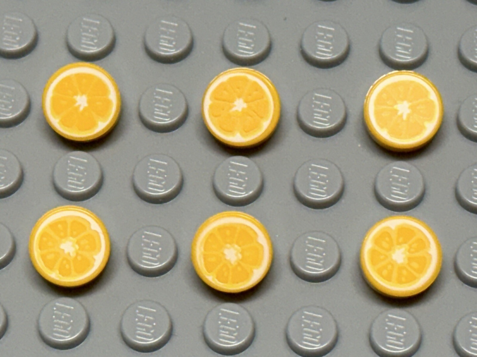 Lego Minifigure Food Orange Slices Set