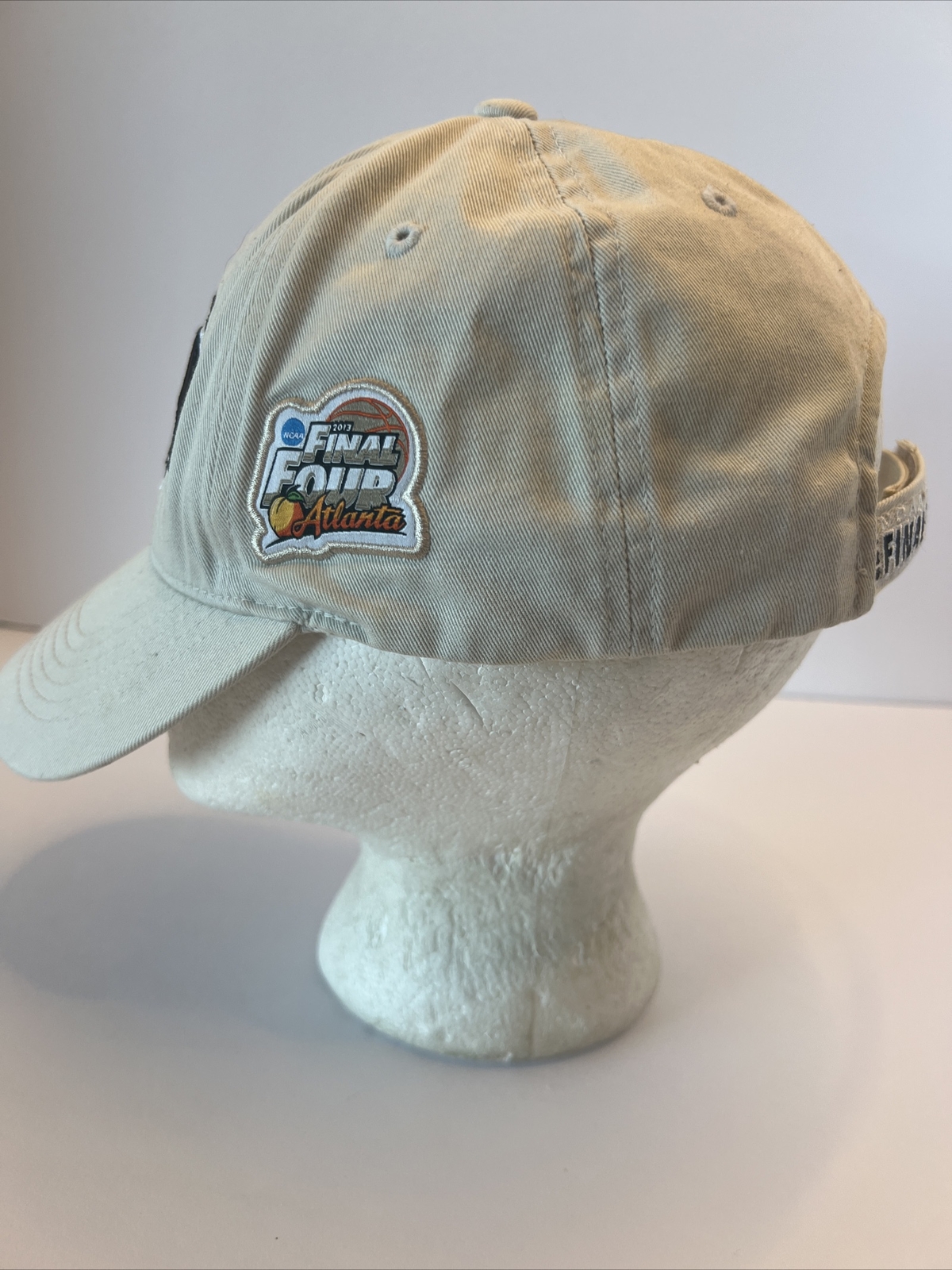 NCAA Men’s Final Four Champions 2013 Arizona Cardinals Beige Hat Cap Hook Loop