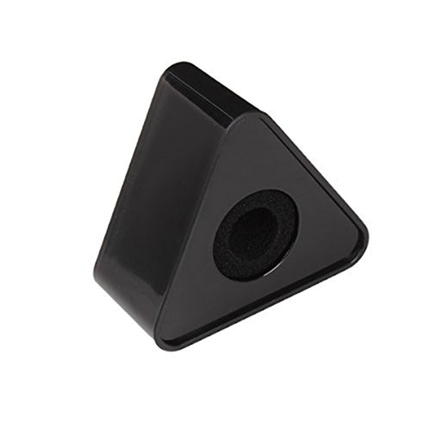 TINKSKY Microphone Flag Station Triangular Abs Interview Mic Holder for Podca...