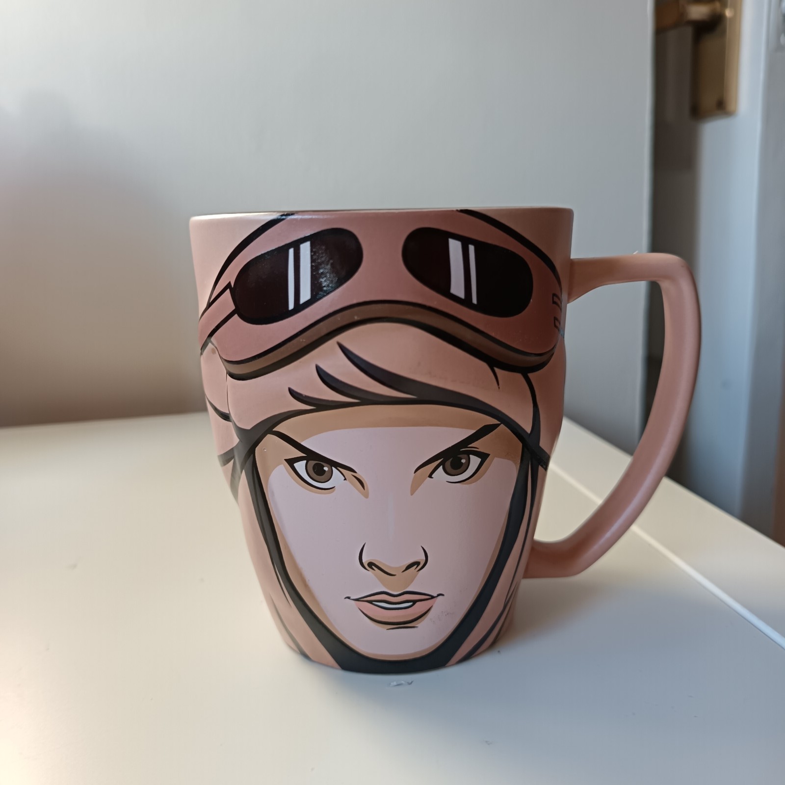 Disney Store Authentic Star Wars 3D Rey Ceramic Coffee Mug 12oz