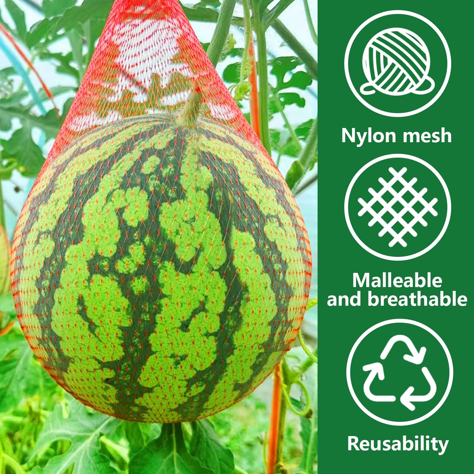 Iceyyyy 100 Pack Watermelon Nets,Hanging Nets Bags 100pcs