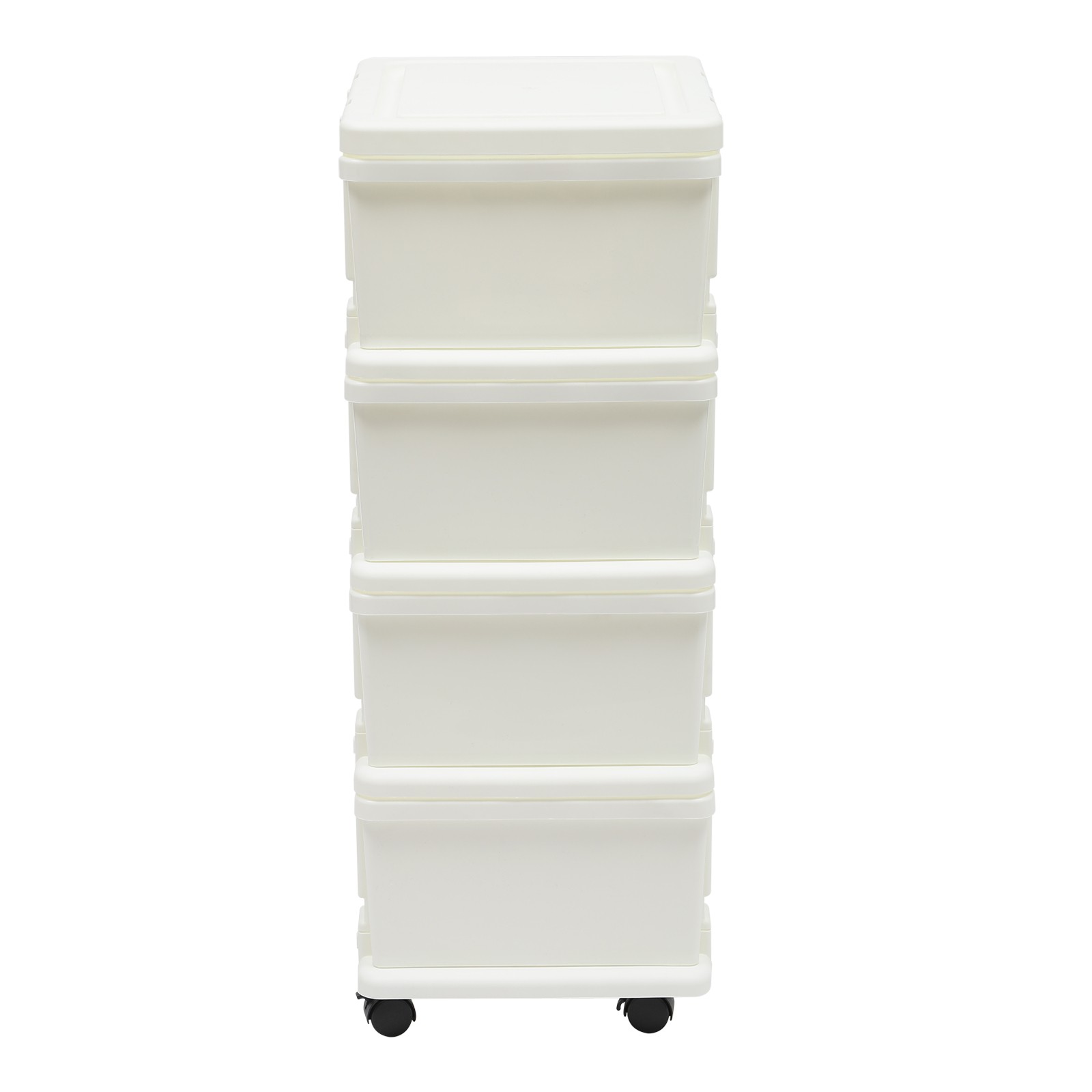 87.8cm(H) Document Storage Box Movable Office File Drawer Organizer W/ 4 Drawers
