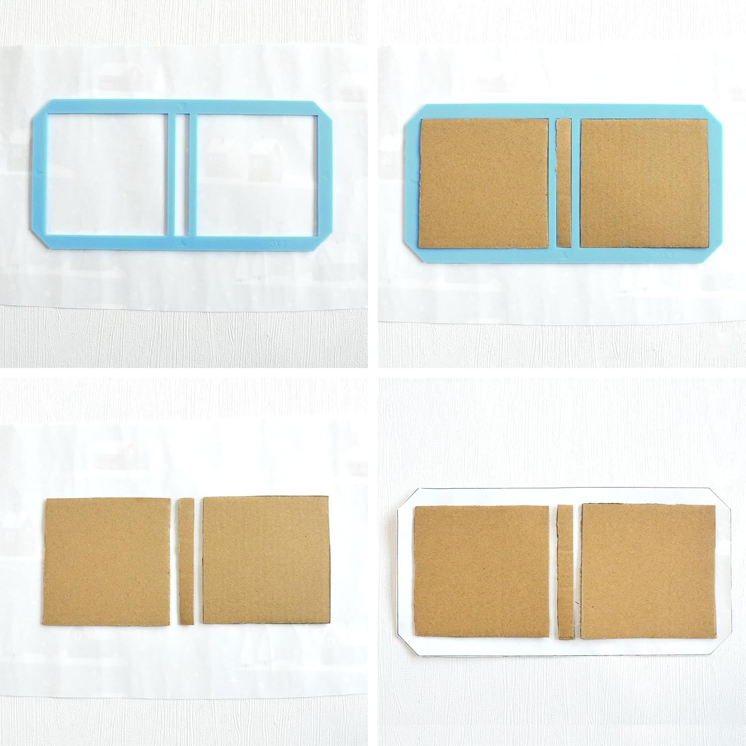 UPTTHOW 9Pcs Bookbinding Easy Scrapbooking Tool for Starter, Complete Great Sten