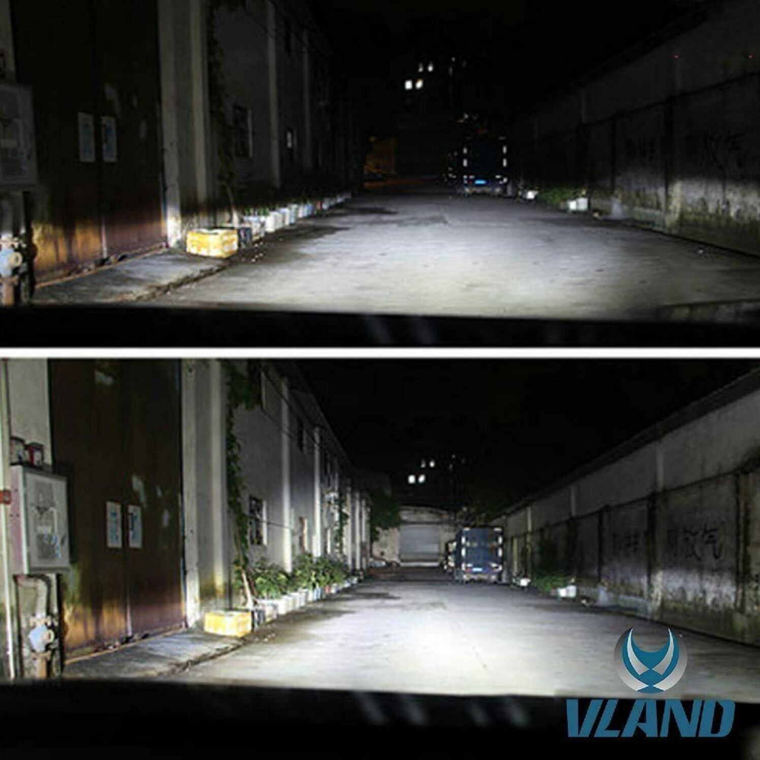 VLAND D2S D2C D2R D2H LED 2*Headlight Bulbs 6000K Hi/Lo Beam White Super Bright