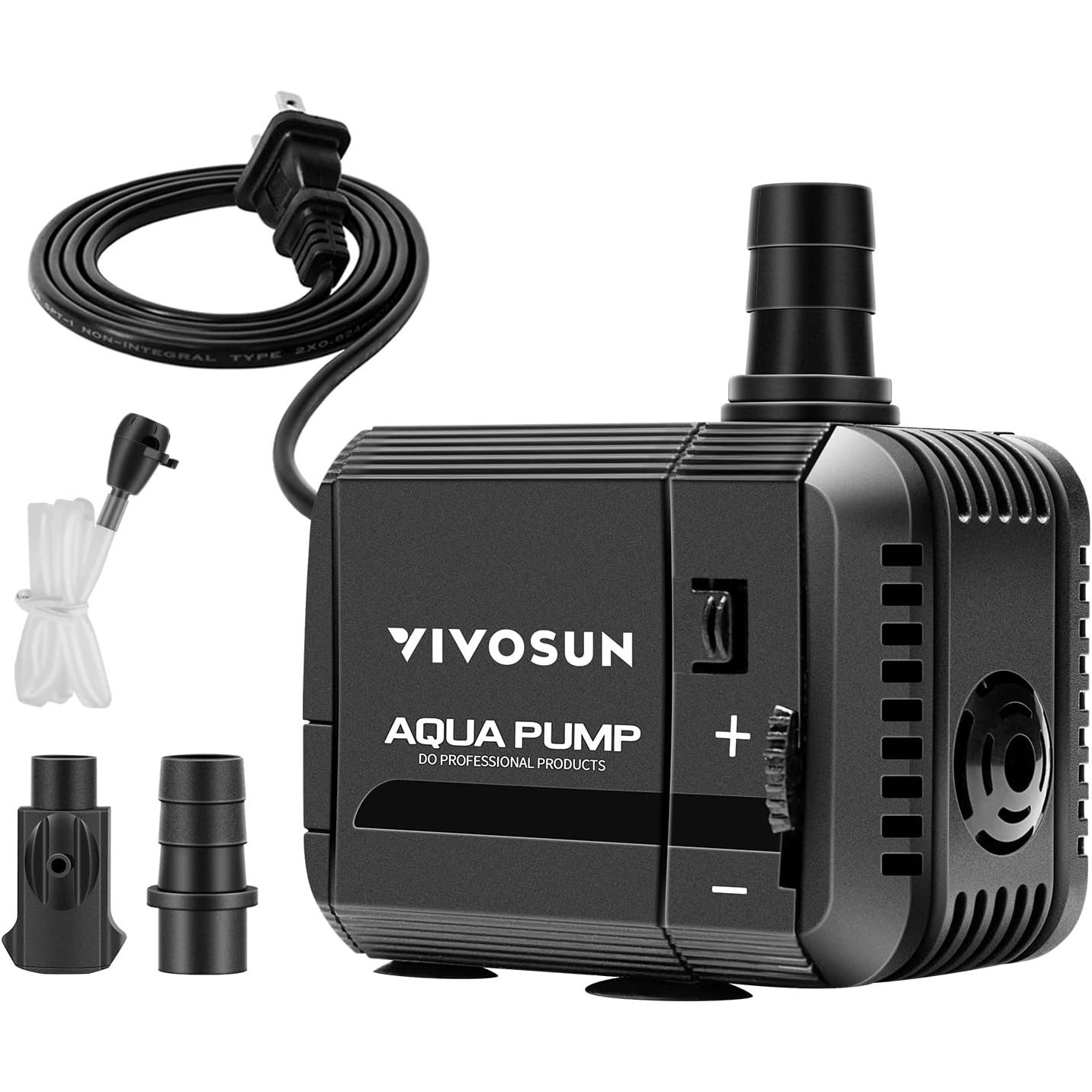 130GPH Submersible Pump(500L/H, 6W), Ultra Quiet Water Pump with 2.6ft High Lift