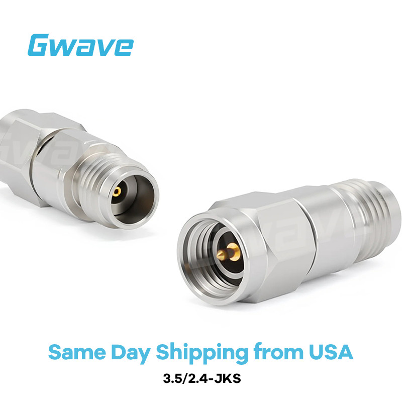3.5mm Male to 2.4mm Female Adapter, DC - 26.5GHz
