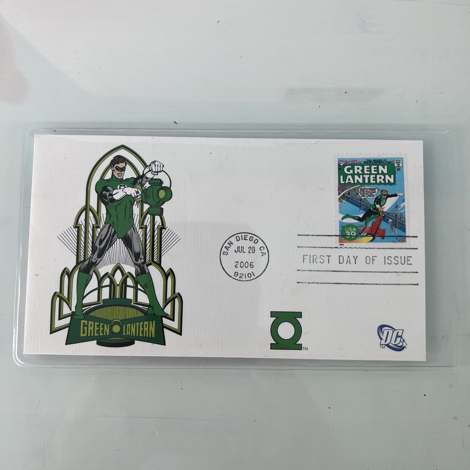 2006 First Day of Issue, honoring Green Lantern - San Diego, California, July 20
