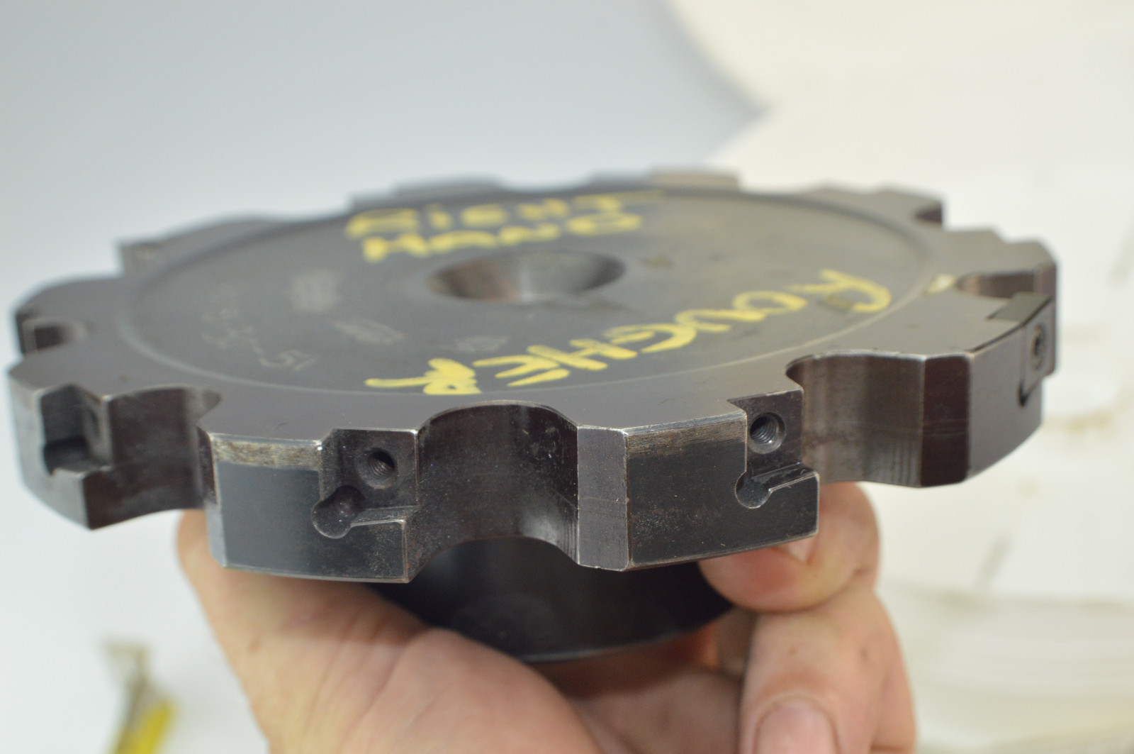 SECO Indexable Disc Mill 6-1/4" Dia Half side Disk face mill right hand