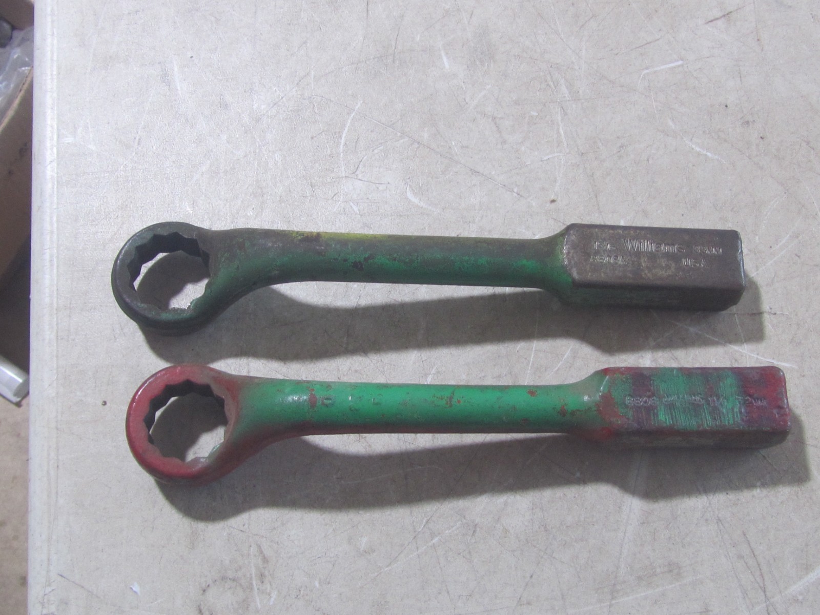 WILLIAMS HAMMER STRIKING FACE 1-5/16" & 1-1/4" OFFSET BOX WRENCH 12 POINT