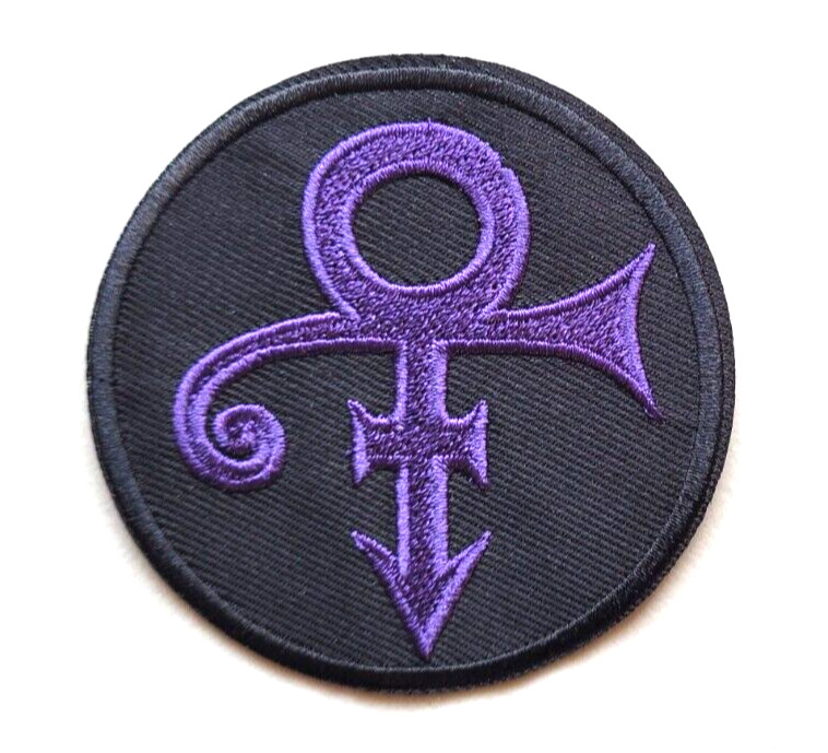 ❤️PRINCE THE ARTIST PURPLE RAIN PRINCE SYMBOL MUSIC EMBROIDERED IRON ON PATCH