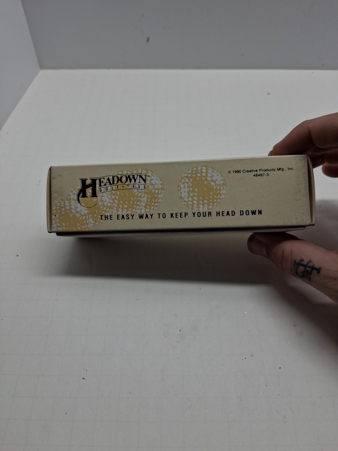 Set Of 3 Risque "HEADOWN" GOLF TEES In Original Box