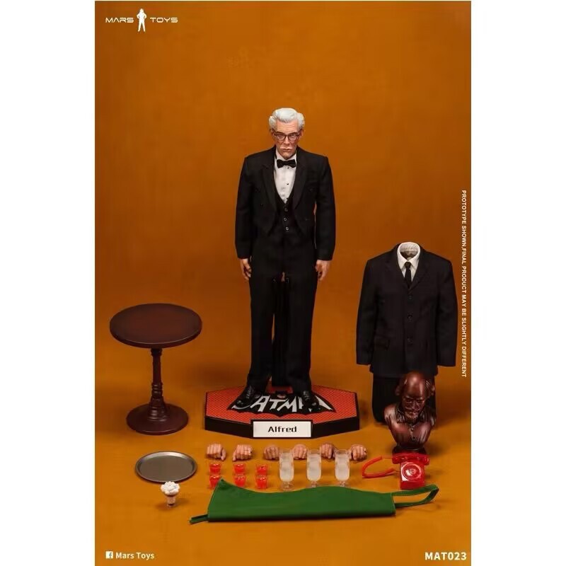 In Stock New Mars Toys Mat023 Alfred 1966 Classic Batman 1/6 Action Figure