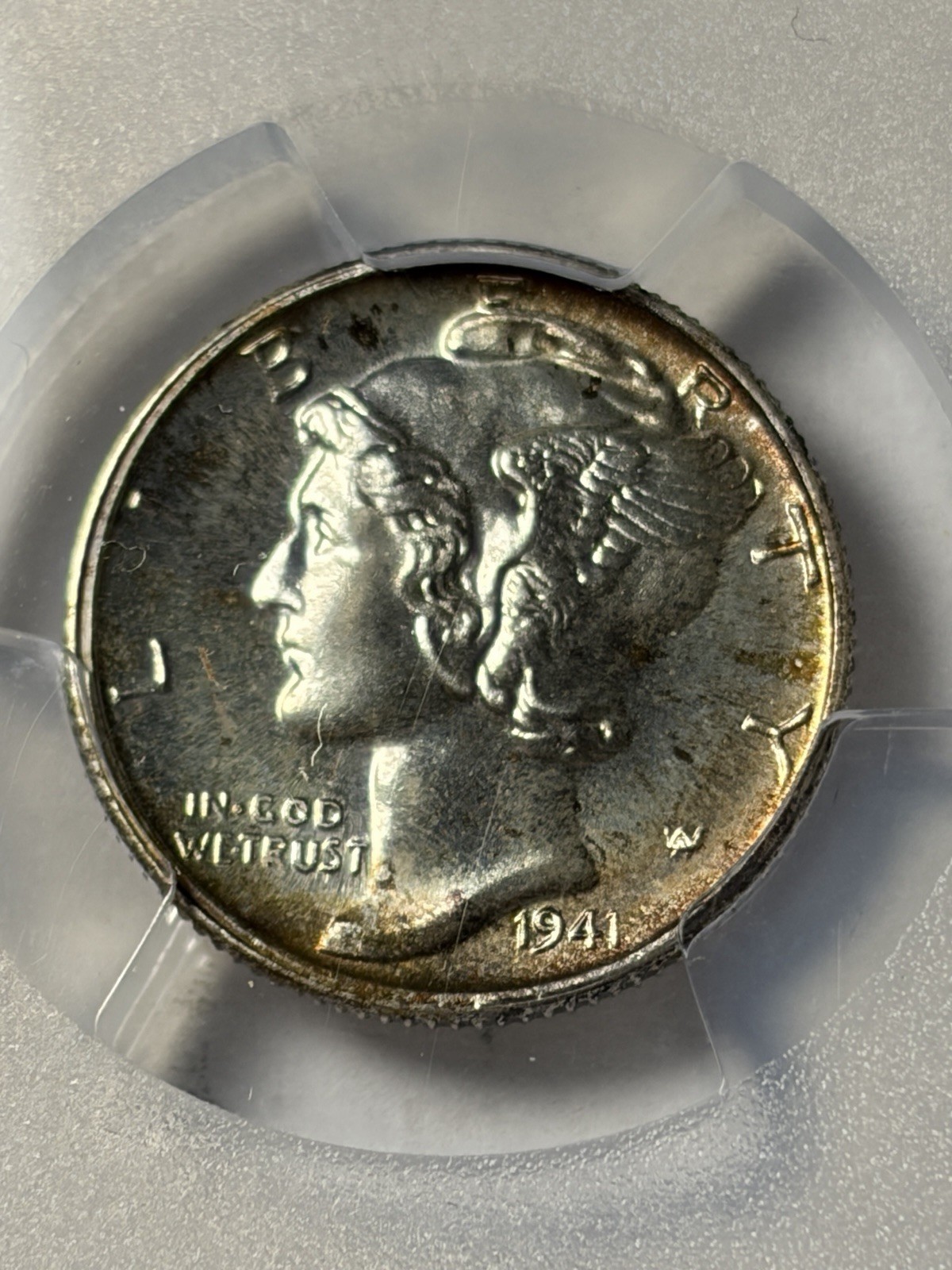 1941 PCGS PR67 CAC Mercury Dime Proof
