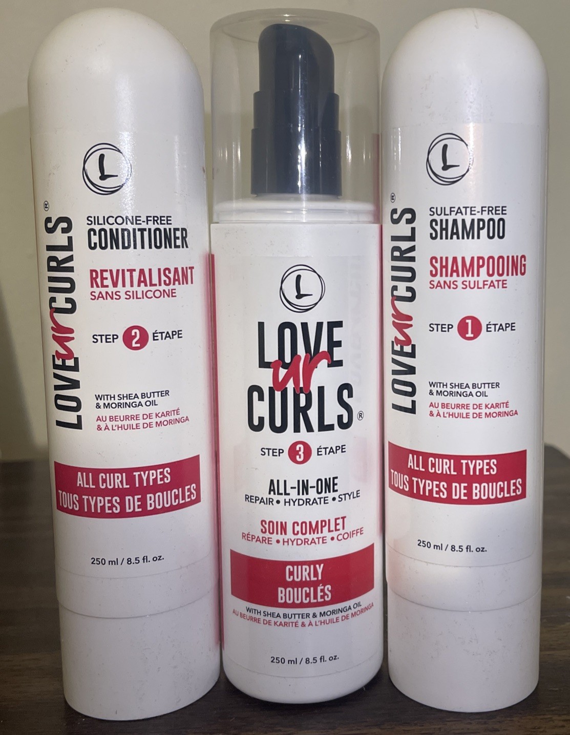 love ur curls Conditioner,shampoo ,all In One