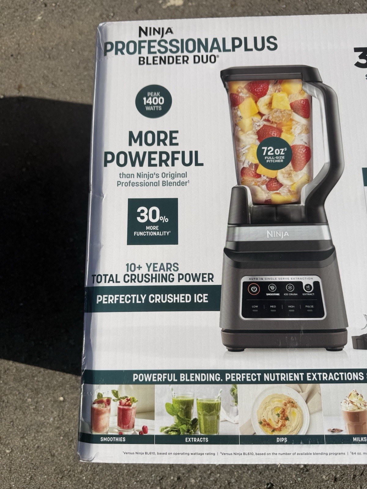 Ninja Professional Plus Blender DUO with Auto-iQ - Black (DB751A)