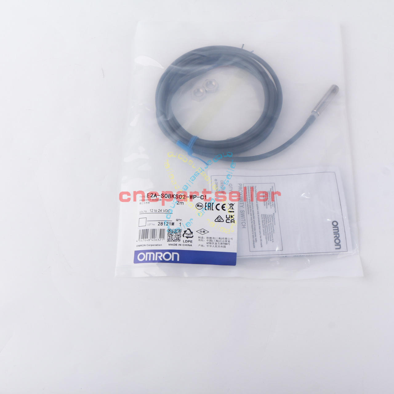 one Omron proximity switch E2A-S08KS02-WP-C1 NEW