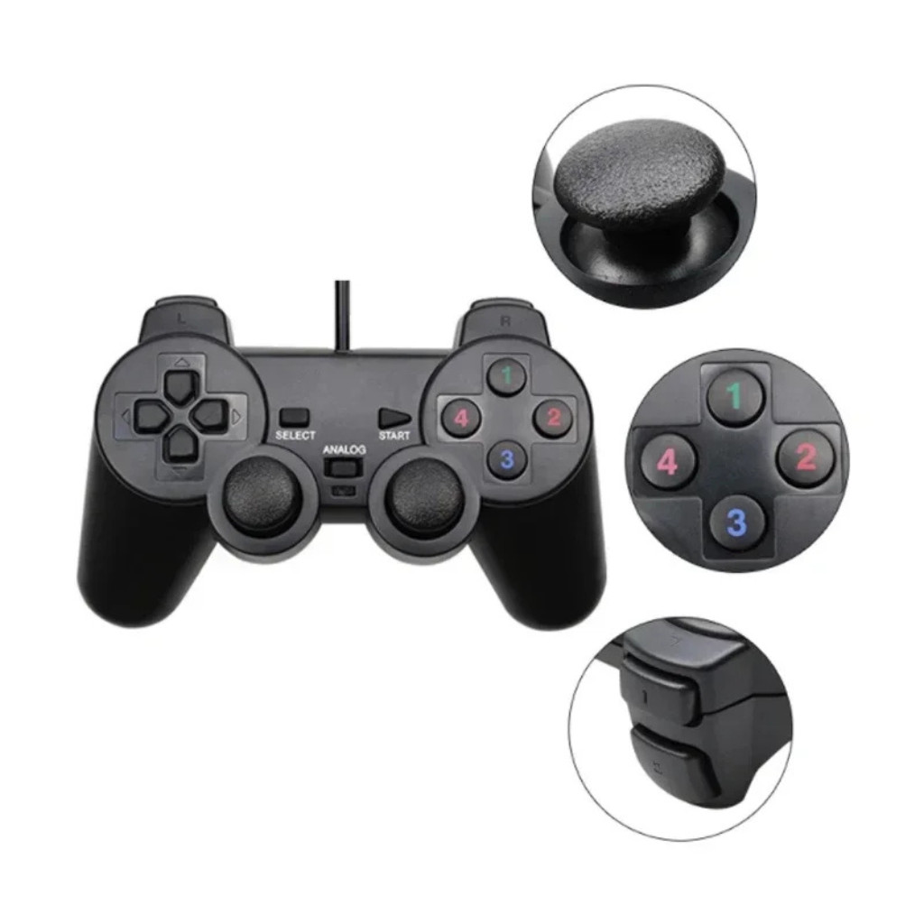 USB Wired Controller Gamepad Joystick for WinXP/Win7/Win8/Win10 Gamepad Gaming C