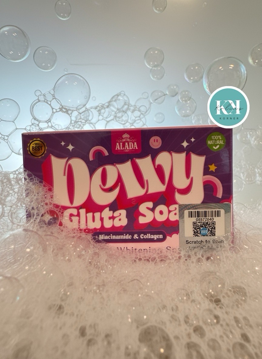 ALADA NATURAL Dewy Gluta Soap 70g with Niacinamide & Collagen Pack of 3