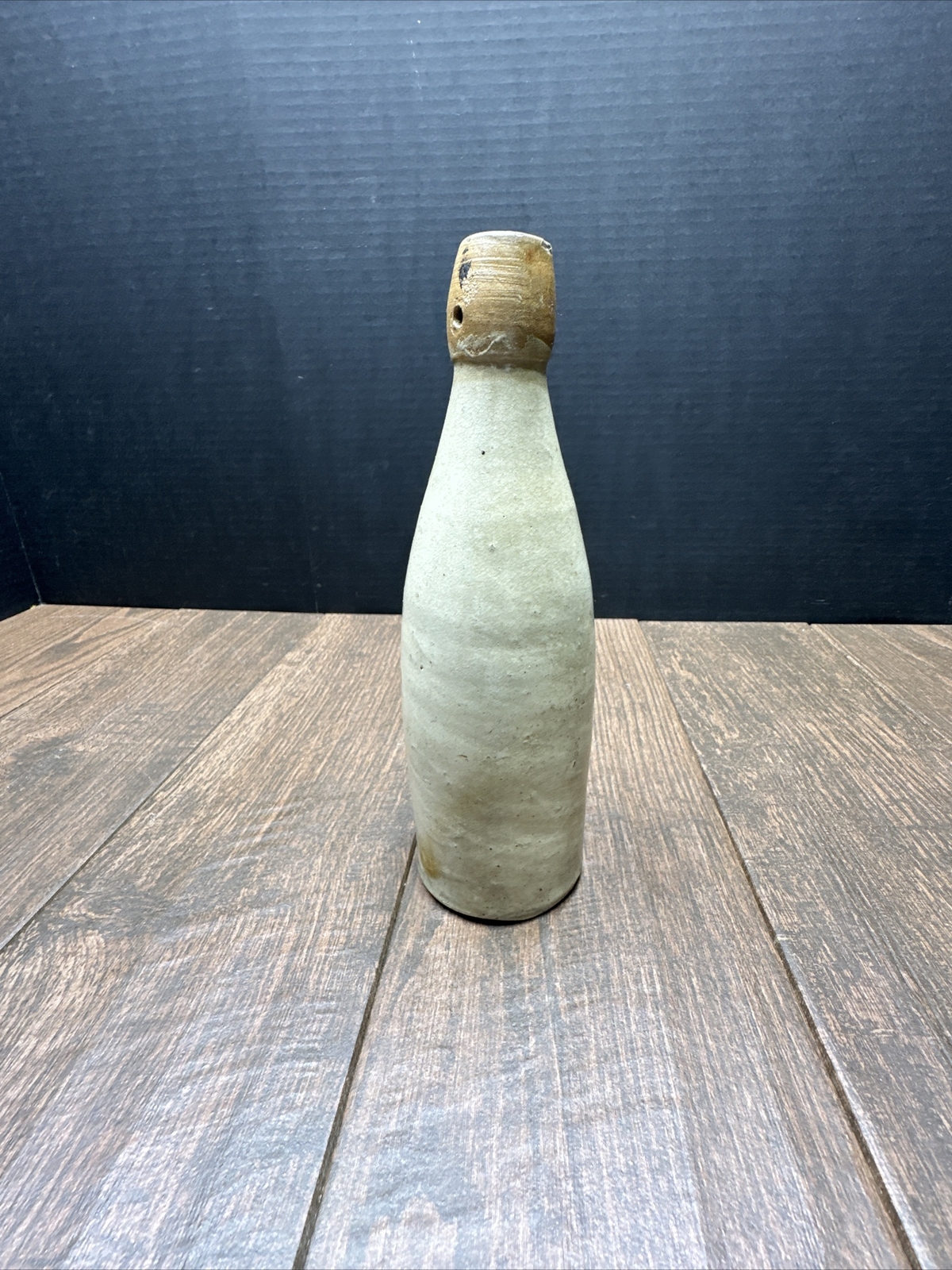 Vintage Glazed E.VEIL STONWARE BOTTLE