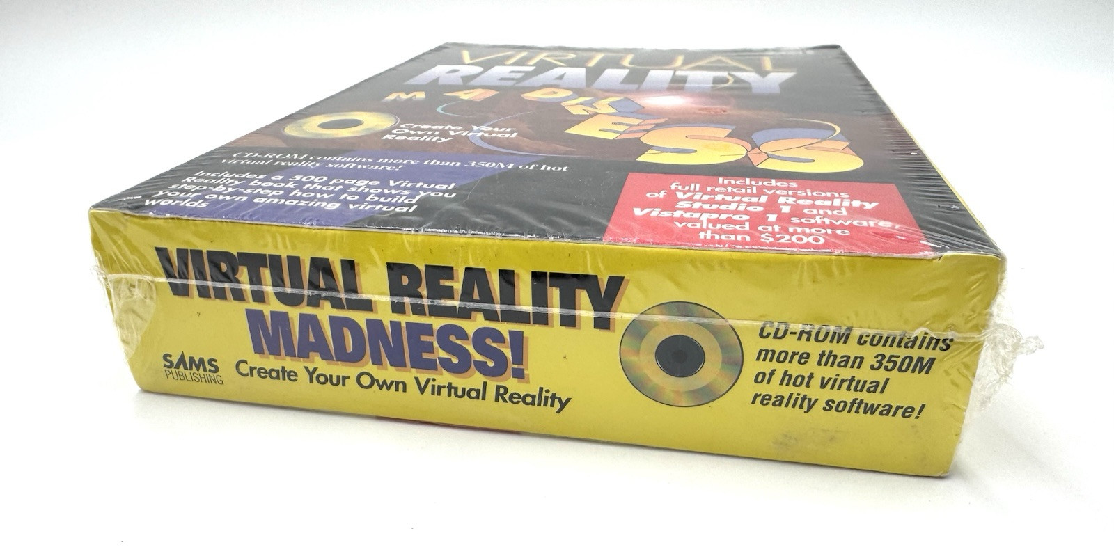 Virtual Reality Madness Vintage VR Software Sams Publishing Windows - NEW/SEALED