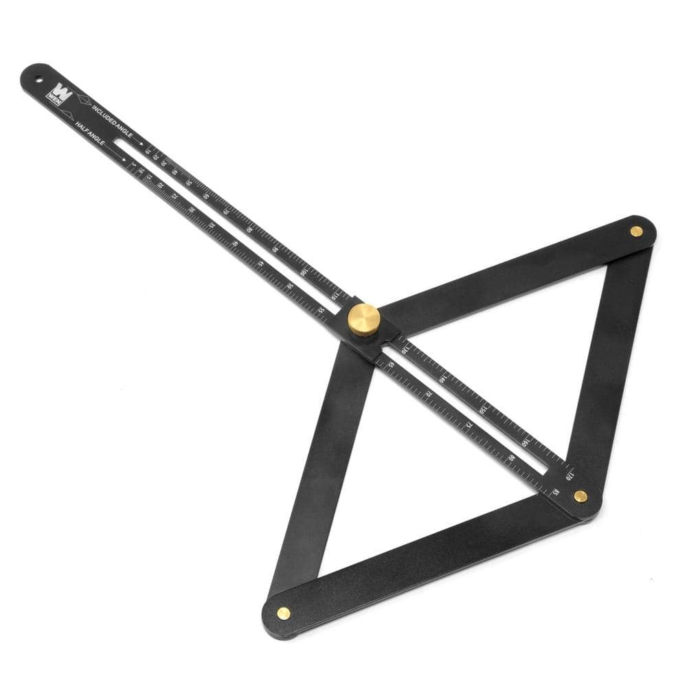 WEN ME360P Aluminum Miter Saw Bevel Gauge & Corner Angle Finder for Woodworking