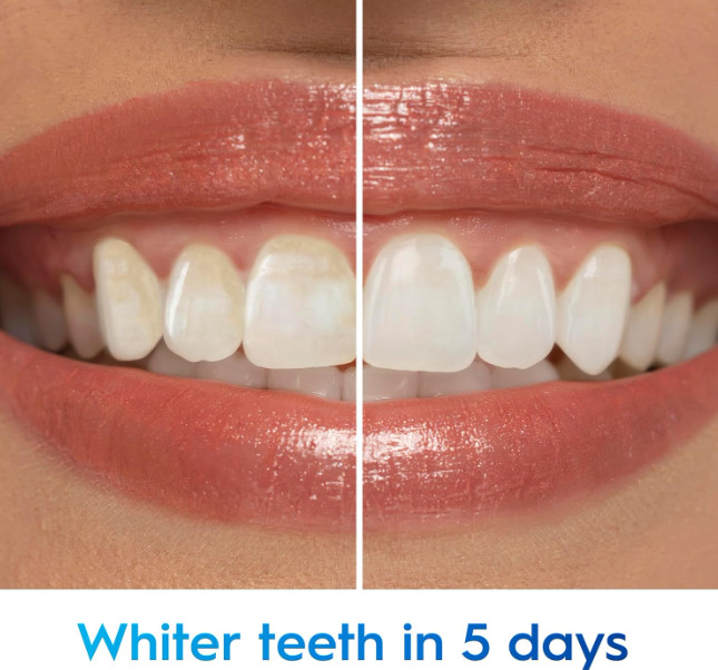 Crest 3D White Advanced, Teeth Whitening Toothpaste for Adults, 3.7 oz, 4 Pack,