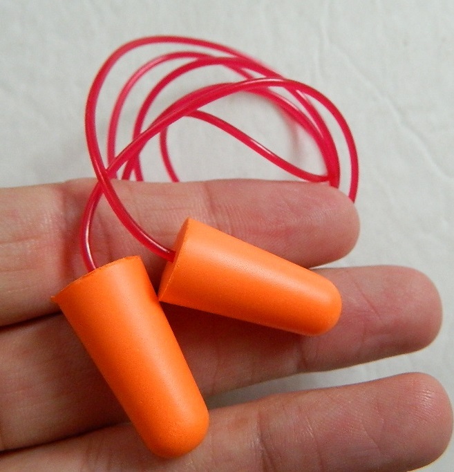 DURAPLUGS SOFT FOAM CONTOURED SHOOTING CORDED PLUGS EARPLUGS 6 PAIRS LOT, 32 dB!