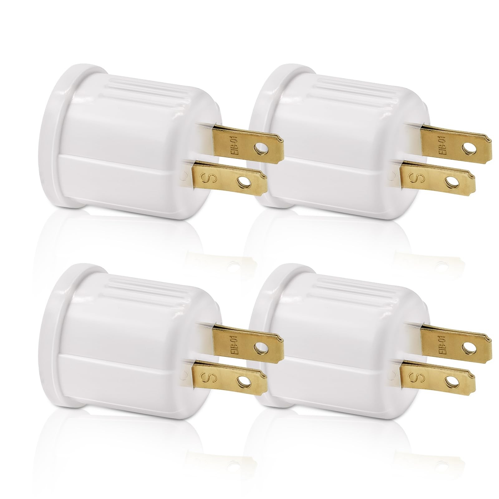 Outlet to Socket Adapter, Plug-in Light Socket, Convert Outlet to Light Bulb ...