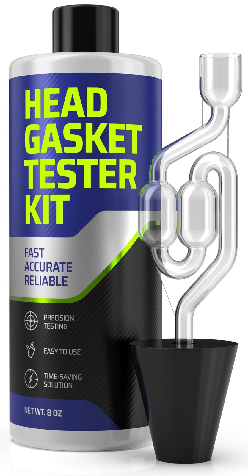 FORTIVO Head Gasket Tester Kit – Over 100 Tests, Complete Combustion Leak...