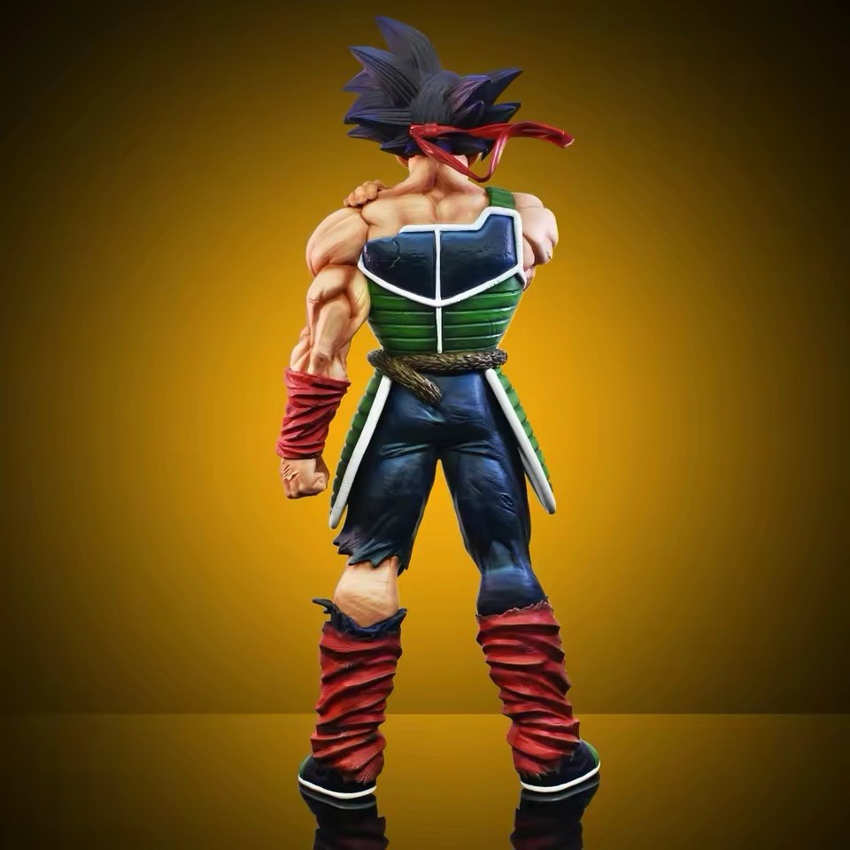 Bardock Figure Dragon Ball Z Saiyan Warrior 24cm PVC Statue Collectible No Box