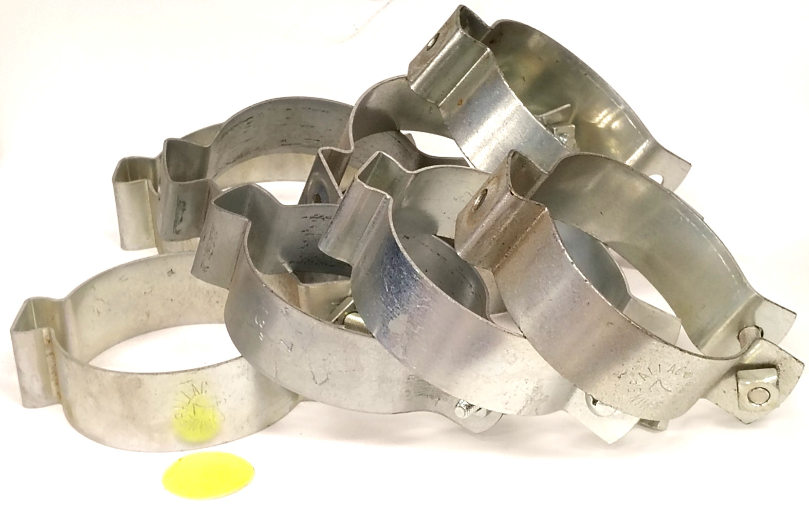 MINERALLAC-7-2-B 3" RIGID CONDUIT CLAMPS STEEL MATERIAL ***LOT OF 8***