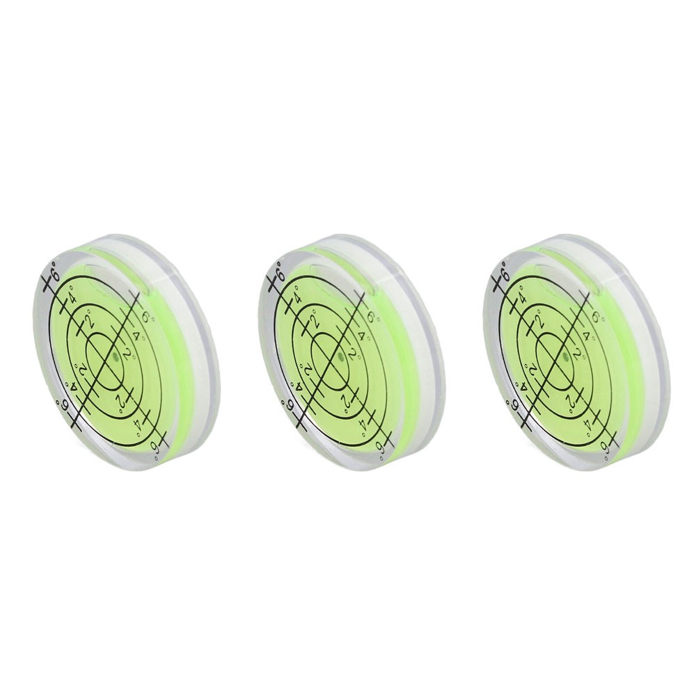 3pcs 32mm Bubble Level High Precision Level Round Bubble Circular Measuring Tool
